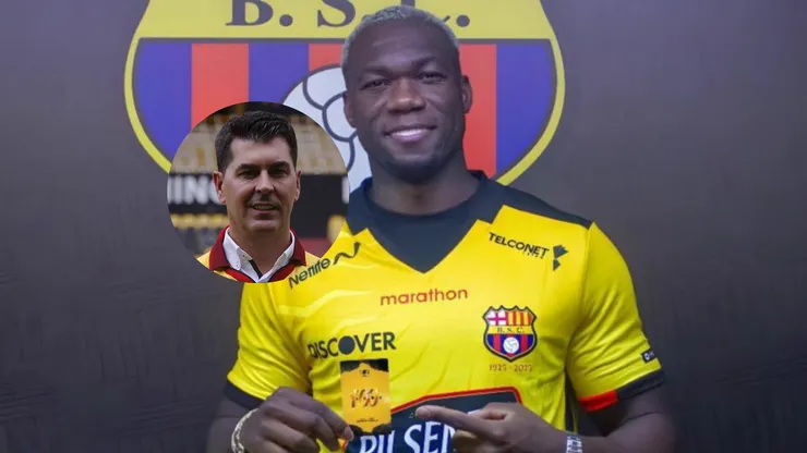 Ismael Rescalvo recién llegó a Barcelona SC y Felipe Caicedo le da esta noticia