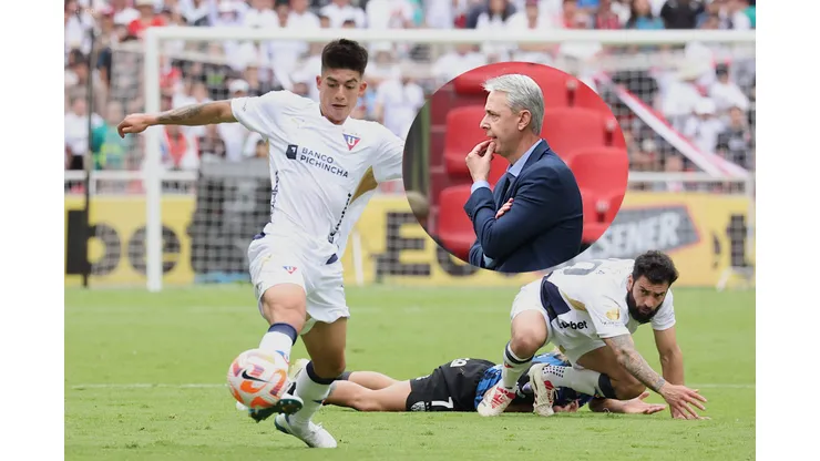Fuerte denuncia: A Tiago Nunes le impondrían la titularidad de jugadores en Liga de Quito
