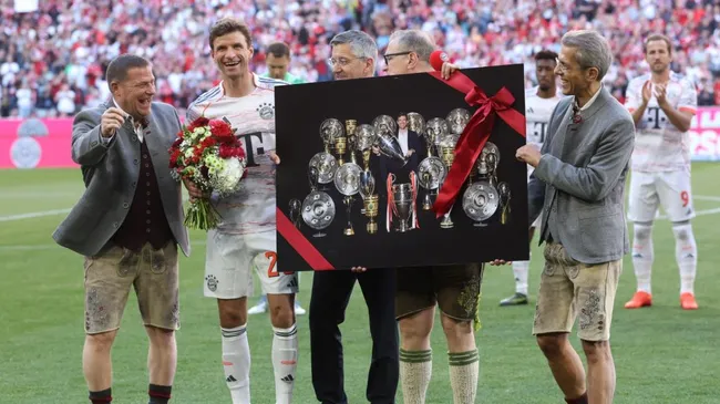 Müller ya tuvo el homenaje a su carrera en Múnich semanas atrás: GETTY