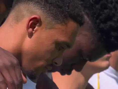 La angustia de Alexander Arnold en el homenaje a Diogo Jota en la previa del Real Madrid vs. Dortmund