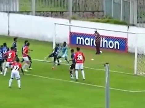 VIDEO | El polémico e inédito autogol que es tendencia en la Serie B de la LigaPro