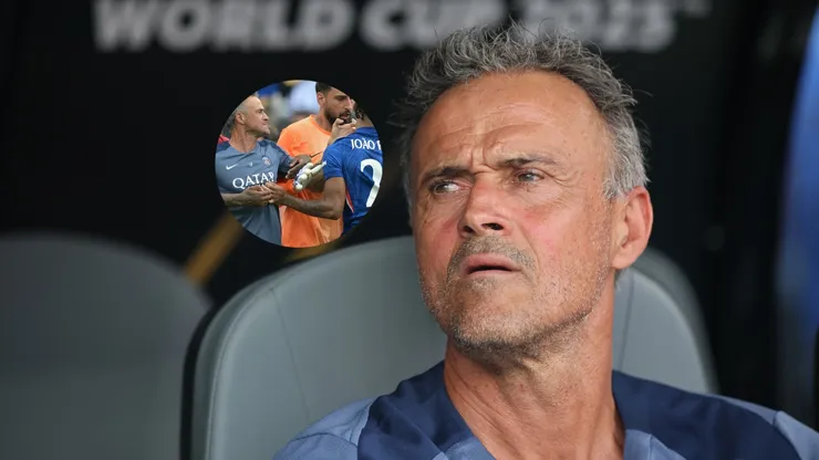 Francia critica duramente a Luis Enrique por su choque con Joao Pedro.