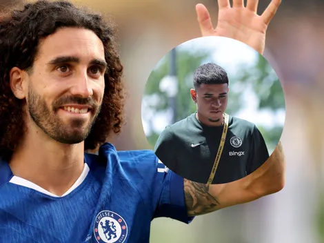 VIDEO | El emotivo gesto de Cucurella y Moisés Caicedo con Kendry Páez en el festejo del Mundial de Clubes