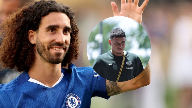 l emotivo gesto de Marc Cucurella con Kendry Páez en el festejo del Mundial de Clubes del Chelsea