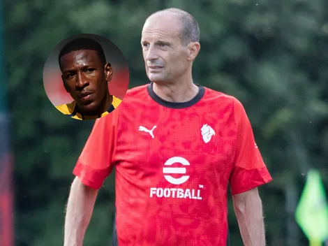 Revelan la decisión final de Allegri, DT de AC Milan, con el fichaje de Pervis Estupiñán