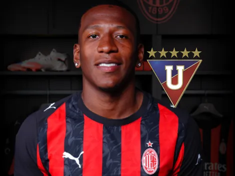 Liga de Quito manda un conmovedor mensaje a Pervis Estupiñán tras ser presentado en AC Milan