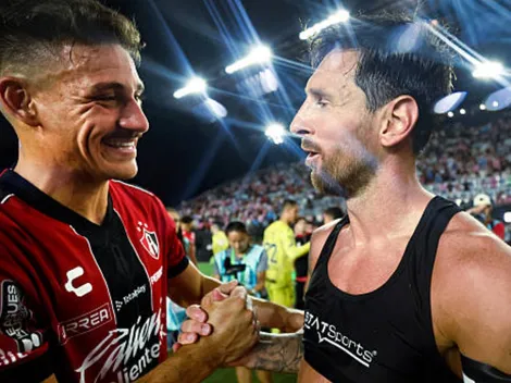 El gesto de Messi con Cóccaro tras gritarle un gol en la cara