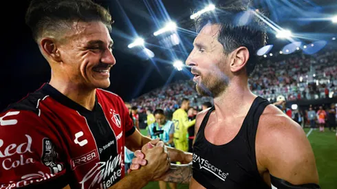 Inesperado gesto de Messi con Matías Cóccaro en la Leagues Cup.