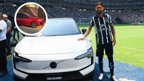 Al defensor le regalaron el coche el día de su presentación en Rayados.