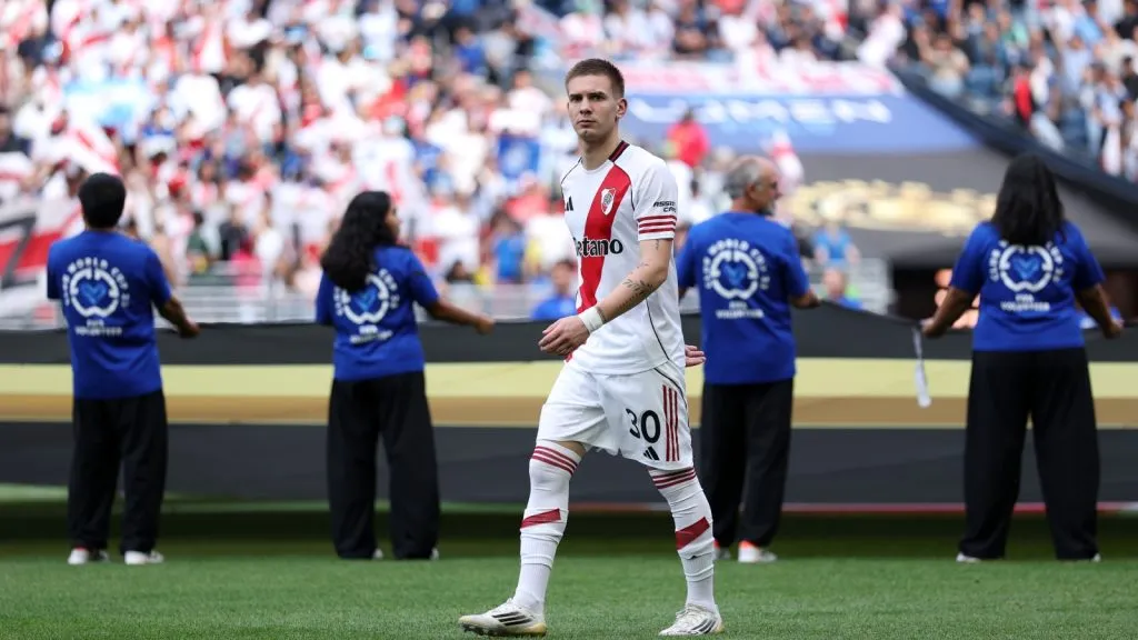 Mastantuono no juega desde el pasado 25 de junio: GETTY