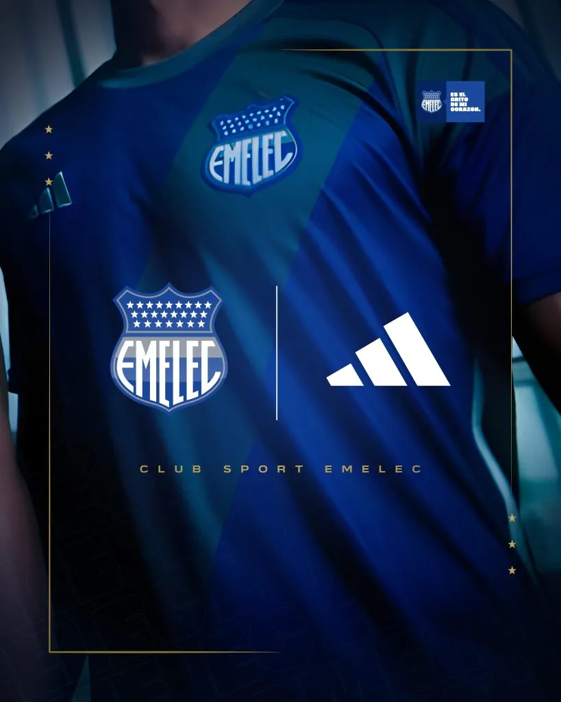Emelec y Adidas llevan juntos desde 2015. (Foto: @CSEmelec)