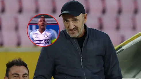 Miller Bolaños se manda un golazo con el DT de Emelec viendo el partido