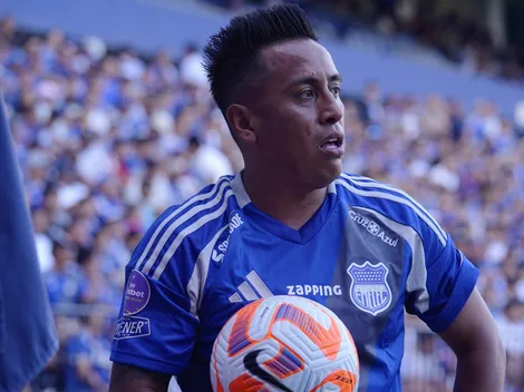 En el mejor momento de Emelec, Christian Cueva les da la peor noticia de todas