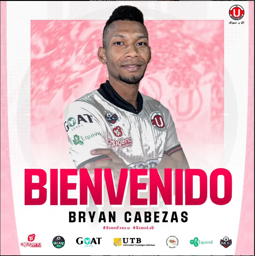 Bryan Cabezas . Universitario de Vinto.