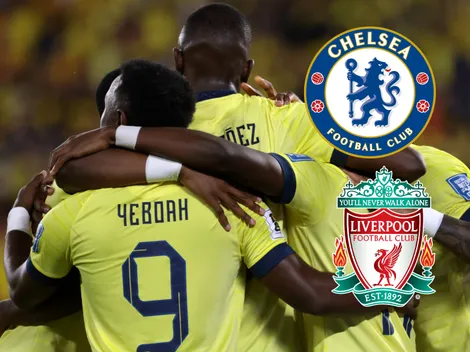 Por cifra histórica: Liverpool y Chelsea van por el mismo crack de Ecuador