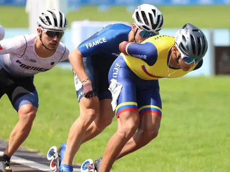 Ecuador ganó una medalla de plata en los World Games con Nicolás García en patinaje de velocidad