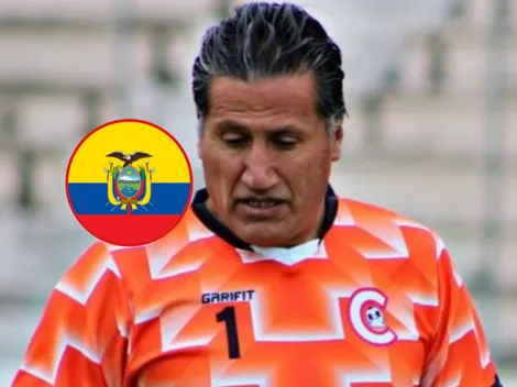 ¡Asombro total! Un arquero de 57 años de edad juega en el ascenso nacional de Ecuador