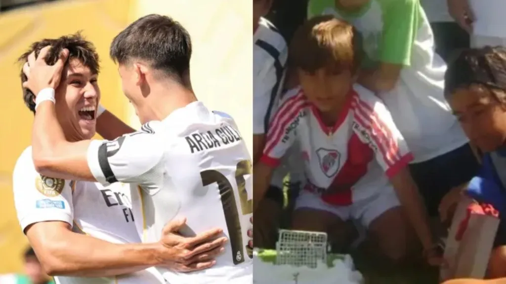 Gonzalo García y sus fotos con la camiseta de River: TW