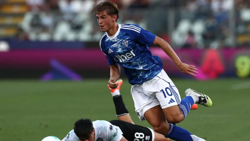 Nico Paz dio un recital ante Lazio en plenos rumores sobre su futuro: GETTY