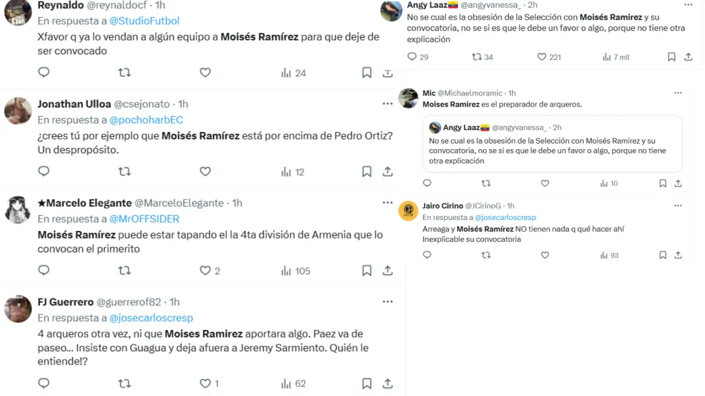Los comentarios de los hinchas en redes sociales.