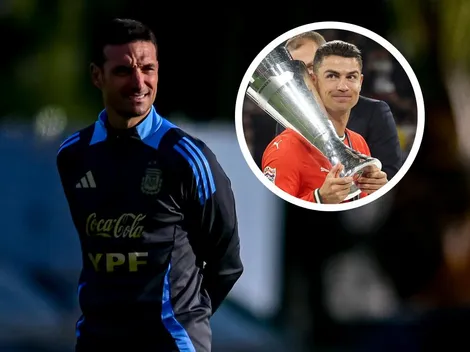 El inesperado elogio de Scaloni para CR7