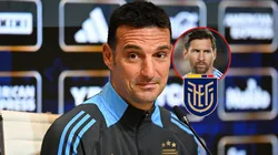 La respuesta de Scaloni a si Messi no juega contra Ecuador