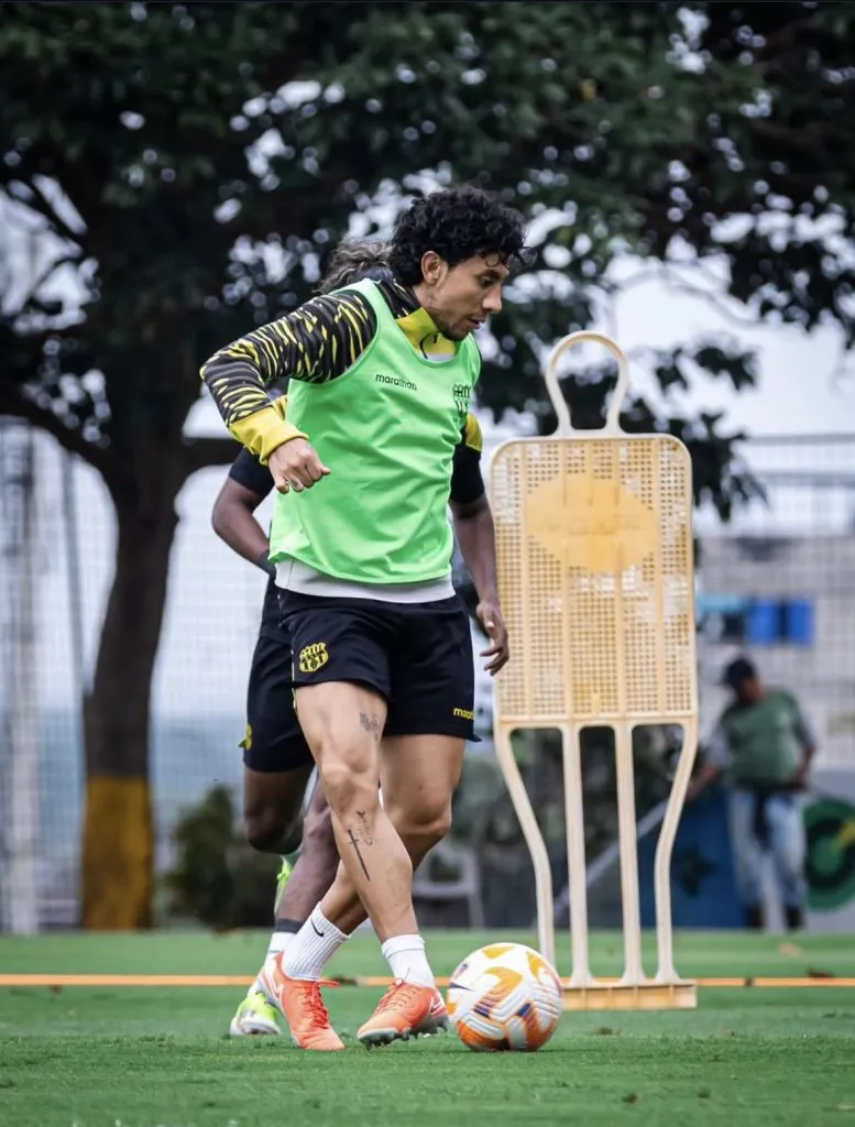Joao Rojas ya entrena con Barcelona SC. (Foto: BarcelonaSC)