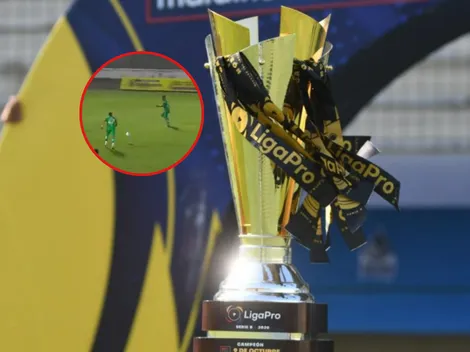 Investigan amaños de partidos en la LigaPro Serie B y ahora se da este curioso gol
