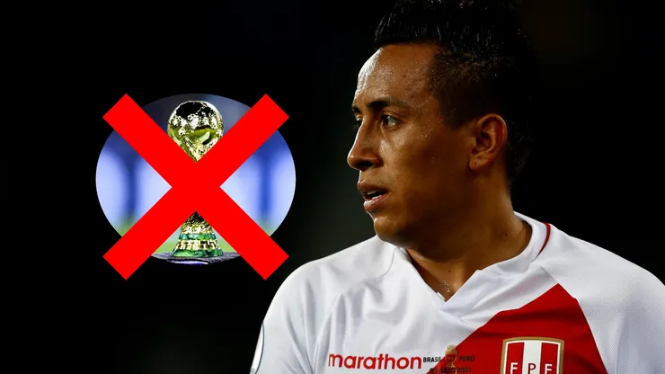 La triste reacción de Christian Cueva luego de que Perú se quedara sin Mundial. Foto: Getty.