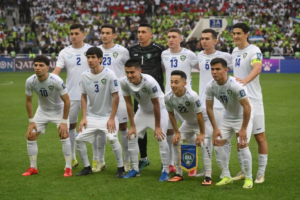 La Selección de Uzbekistán hizo historia y jugará por primera vez un Mundial (Getty)