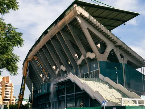 Comenzó la demolición de un estadio histórico de España