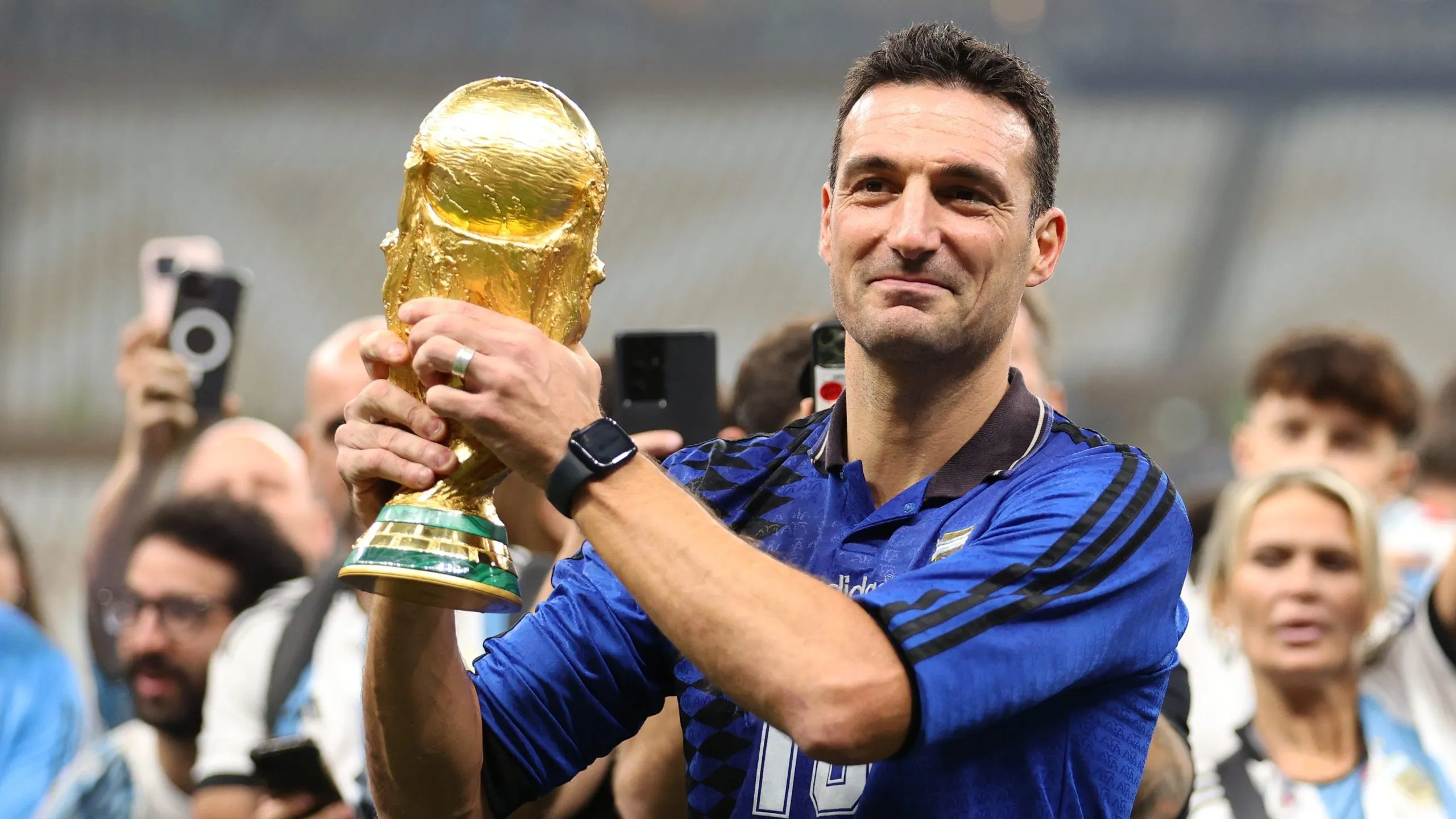 Scaloni fue campeón del Mundo con Argentina en 2022. (Foto: GettyImages)