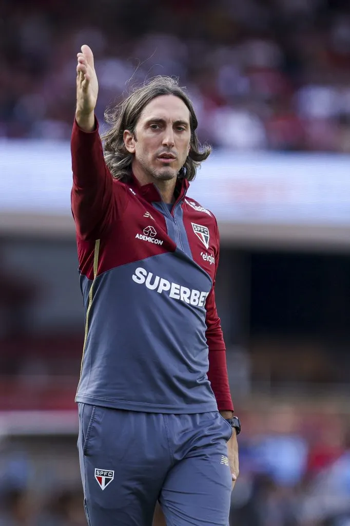 Luis Zubeldía dirigió a Sao Paulo en esta temporada. (Foto: GettyImages)