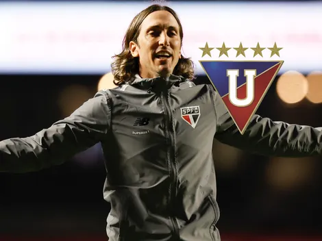 Luis Zubeldía sorprende a todos y elige al ganador entre Liga de Quito y Sao Paulo