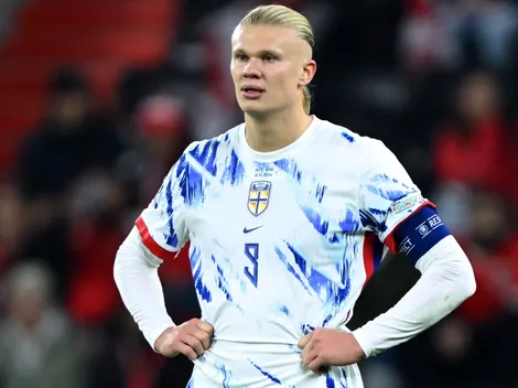 Haaland no logra quebrar el récord de goles en un partido de Eliminatorias