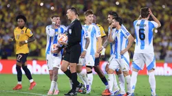 ¿Mal perdedor? La viral burla de un jugador de Argentina a los festejos de Ecuador. Foto: Getty