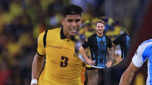 VIDEO | El tenso cruce de Mac Allister con Piero Hincapié: "Vos no sos así". Foto: Getty