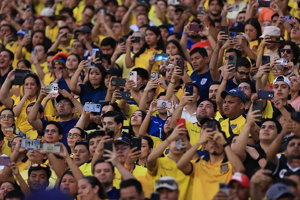 Estadio lleno Ecuador vs. Argentina. Foto: Getty.