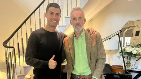 La foto que publicó el portugués junto Peterson.