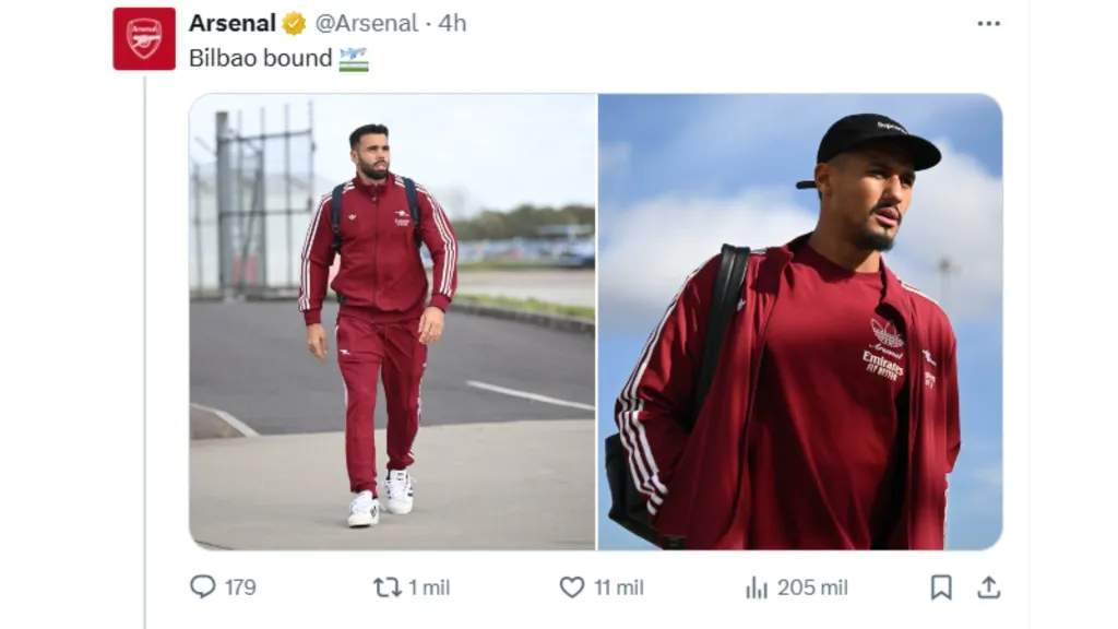 Saliba ya se integró a trabajar con Arsenal. (Captura de Pantalla)