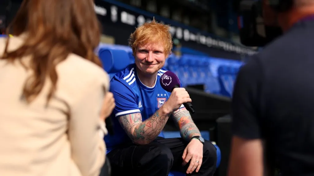 Ed Sheeran, el elegido por Barcelona su camiseta vs. Real Madrid: GETTY