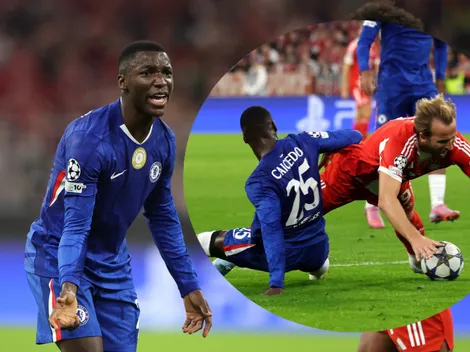 Moisés Caicedo cometió una falta penal y así reaccionaron los hinchas del Chelsea: "Es una farsa"