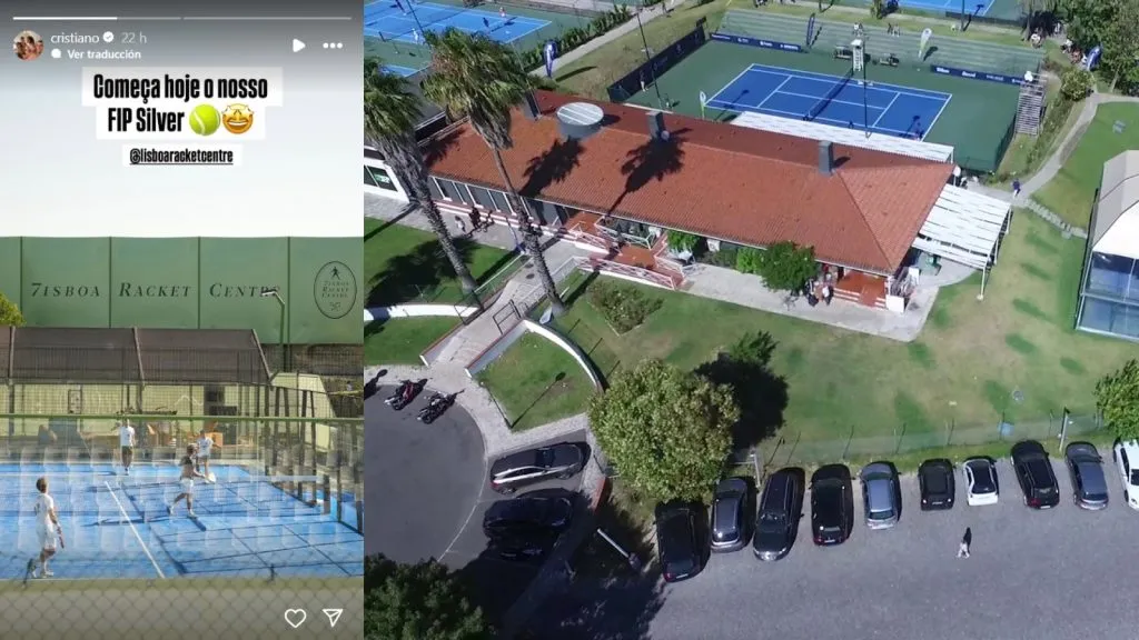 Cristiano Ronaldo, el nuevo mecenas del Lisboa Racket Centre: TW