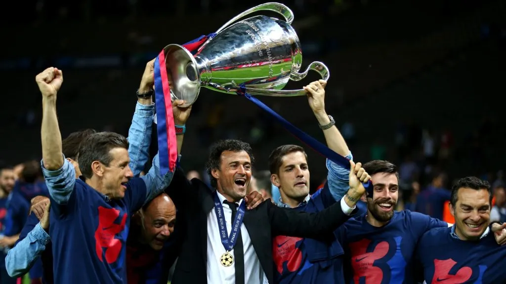 Luis Enrique, el último DT en ganar la Champions con Barcelona: GETTY