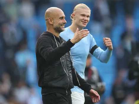 Guardiola, loco con Haaland: “Está al nivel de Messi y CR7”