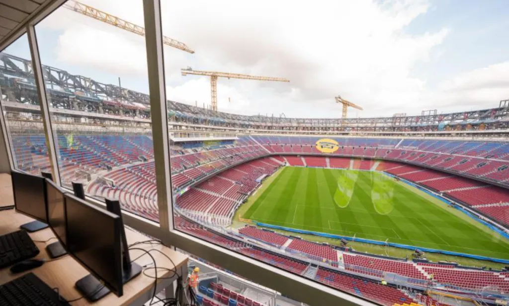 Una de las imágenes del Camp Nou que difundió el Barcelona este domingo 21 de septiembre.
