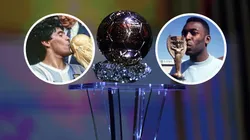 Diego Maradona y Pelé nunca ganaron el Balón de Oro porque hasta 1994 era un premio solo para jugadores europeos.