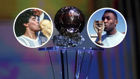 Diego Maradona y Pelé nunca ganaron el Balón de Oro porque hasta 1994 era un premio solo para jugadores europeos.