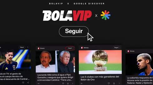 Sigue a Bolavip en Google Discover y no te pierdas ninguna noticia.