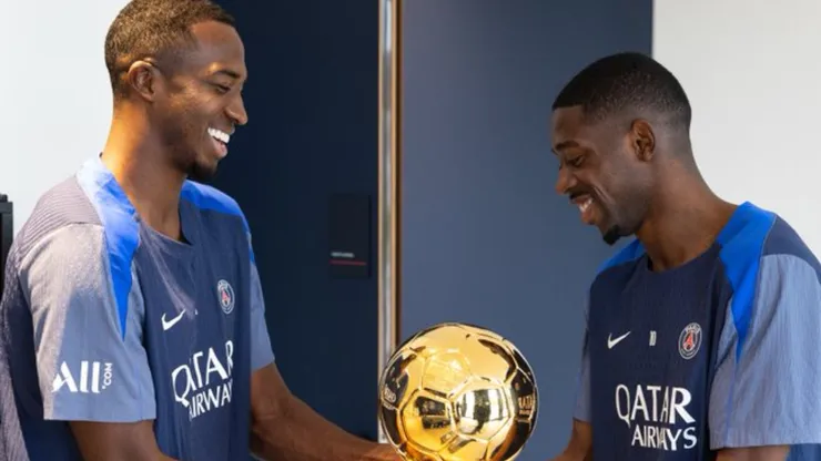 La emotiva reacción de Pacho al Balón de Oro de Dembélé